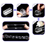 Penis Sleeve 6 Pcs Stretchy Textured Male Sleeve Set Cock Sleeve Enhance Erection Extended Time Enlargement Adult Sex Toys For Men Couples