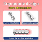 Urethral Dilators, Urethral Sound Stainless Steel Penis Plugfor Men Urethral Stimulation Masturbation Sex Toy