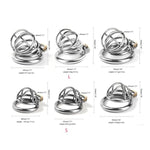 Male Chastity Cage Adult Sex Toys Metal Cock Cage With Invisible Lock And 2 Keys For Binding A Man'S Penis Skeletonized And Breathable Chasity Device Made Of Stainless Steel (1.77In,S)