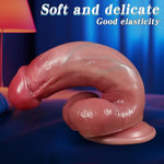 Sex Toys Dildo 8.6 Inch Realistic Silicone Dildo, Safety Material For Clitoral Vagina And Anal Stimulation With Strong Suction Cups, Sex Adult Toys For Women And Couple