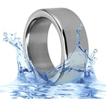 Stainless Steel Cock Ring Male Delaying Ejaculation Penis Ring, 1.02''