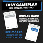 Left On Read - Hilarious Text Message Party Game For Adults | 500 Cards, Fast-Paced Group Fun For Game Nights, Parties, And College Hangouts | Card Set For Friends And Social Gatherings
