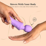 Tracy’s Dog Pocket Wand Vibrator - Mini Cordless Wand Massager for Women Clit Stimulation, 4 Intensity Levels, Waterproof, Rechargeable Travel-Friendly Adult Sex Toy for Solo & Couples, Sex Games