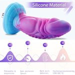 Silicone Dildo With Kliclok System For Premium Sex Machine