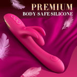 G Spot Vibrator Rabbit Sex Toy For Women - Female Bunny Vibrators Anal Thrusting Dildo With 10 Flapping & Finger Vibrating Modes Dual Vibrator Clitoral Stimulator Women'S Adult Sex Toys