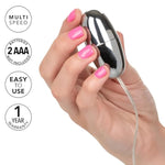 California Exotic Novelties Slim Teardrop Bullet, Silver (Pack Of 4)