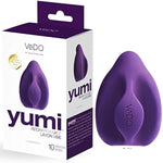 Yumi Clitoral Vibrator, Rechargeable Lay-On Adult Sex Toy For Women, Waterproof Finger Vibe, Easy Grip Handle (Purple)