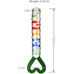 Glass Dildo,Crystal Butt Plug Penis Anal Sex Toys G Spot Stimulation Pleasure Wand For Couple Lover And Single Men And Women