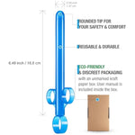 Lube Applicator Syringes, Silicone Lubricant Shooter, Vaginal & Waterbased Personal Lubricant Injector, Easy Clean And Reusable