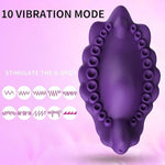 Remote Control Wearable Panty Vibrator,G Spot Butterfly With 10 Vibrations,Vagina And Clitoral Stimulation?Adult Toys For Womens Sex Pleasure(Purple)