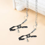 Nipple Clamps, Nipple Clamps With Chain Necklace Nipple Clips Lightweight And Comfortable Suitable For Various Carnival Scenes Promote Intimacy Between Couples