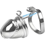 Stainless Steel Male Chastity Devices Cock Cage Locked Penis Exercise Tease Bondage With Invisible Lock Adult Sex Toy For Men (L)