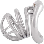 Stainless Steel Male Chastity Device Ergonomic Design Male Adult Game Sex Toy K150 (50Mm/ L Size)