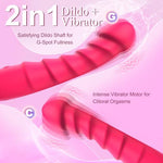 Vibrating G-Spot Dildo for Women, Clitoral Vibrator Adult Sex Toys