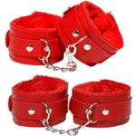 Leather Bondage Products Bdsm Sexual Bondage Kit 7-Piece Set With Handcuffs, Footcuffs, Neck Cuffs, Gag, Blindfold, Whip Sm Sex Toys Adjustable For Adult Bondage Play Sets Restraint Kits