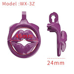 Purple Men'S Ultra Small Reverse Concave Reverse Cage With 5 Rings A169 (03, Curved Ring)