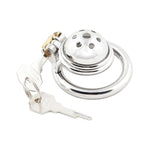 Male Short Chastity Device Stainless Steel Men'S Virginity Lock Sm Penis Exercise Sex Toys J17355 55Mm