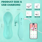 Sit and Ride Clit G Spot Vibrator for Women Sex Toys with 10 Vibrating Modes APP Remote Control Wearable Vibrator Female Adult Sex Toy