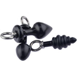 Sm Vestibular Metal Anal Plug Pull Ring Anal Plug Adult Couple Flirting Anal Plug Training Device Sex Toy