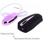 Powerful Egg Vibrator for Couples Sex Toys,Bullet Vidrater for Women,Waterproof Skin-Friendly Material,Silver
