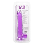 Size Queen 10 Inch Dildo With 6 Inch Shaft Circumference And Sturdy Suction Cup - Purple Se-0262-15-2