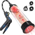 Sex Toy Male Penis Pump - Pennis Extender Adult Sex Toys - Pumps & Enlargers For Men With 3 Penis Ring And 2 Silicone Sleeve,Sex Machine Enlarge Juguetes Sexuales For Stronger Bigger Erections