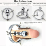 Metal Anal Expander Adjustable Anal Dilator,Adjustable Butt Anal Plug Personal Wand Massager With Bdsm Sm Anal Sex Toys For Men Women Adult Sex Toys & Games