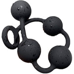 Black Pull Bead Anal Plug Extra-Long Large Size Backyard Pull Bead Anal Masturbator Toy Adult Sex Toy(M)