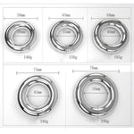 Male Penis Cock Ring Delay Head Glans Ring Stainless Steel Scrotum Ball Stretcher Weights Adult Sex Toys (Magnetic 45Mm Bold)