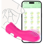Finger Vibrator With App Adult Sex Toys For Women, 9 Vibrations & Heating Function Clitoral G-Spot Nipple Butterfly Vibrators, Sexual Pleasure Tools For Women Mini Vibrator Couples Sex Toys