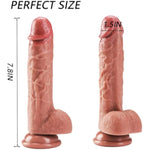 Realistic Silicone Dildo 7.8 Inch, G-Spot Stimulator Sex Toy For Women, Sex Toys Dildo With Strong Suction Cup For Clitoral Vagina And Anal Stimulation - Sex Adult Toys For Women And Couple