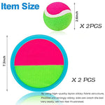 Ball Catch Set Games Toss Paddle,Kids Outdoor Toys, Toss And Catch Game Set, Beach Toys Back Yard Backyard With 2 Paddles 2Balls Yard Games Suitable For Kids Birthday Gift Ideal