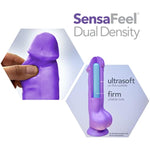 Eden Adult Sex Toy - Realistic Dual Density 10 Inch Silicone Dildo With Suction Cup & Flexible Shaft - Lifelike Big Penis For Vaginal, G-Spot & Anal Masturbation - Men, Women & Couple - Pink