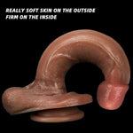 Realistic Liquid Silcone Dildos 10.63" Handmade Penis Cock With 3Xlr Adapter Flexible G Spot Anal Dildo For Men & Women Masturbation Adult Sex Toy