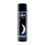 Insideout Black Dual Stimulation Pleasure Air Clitoris Stimulator Rabbit Vibrator & Pjur Aqua Water Based Personal Lubricant 3.4 Fl Oz - Female Sex Toys Bundle