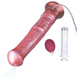 Squirting Horse Monster Dildo - Large Insertion Silicone Dildo With Ejaculation Function, Powerful Suction Cup Base, Unique Large Lumpy Penis For Men And Women