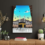 Islamic Ka'abah Paint by Numbers Kit for Adults & Kids, DIY Masjid Al-Haram Art Set