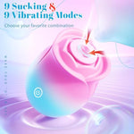 Vibrator Sex Toy Adult Toys - App Control Rose Sex Toy Adult Toy With 5 Sucking & Vibrating Modes For Women Nipple Toys, G Spot Vibrators Rose Sucker Sex Games Stimulator For Couple Woman