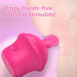 Vibrator Adult Sex Toys For Women,Rose Sex Toy Vibrators Clitoral Stimulator With 10 Vibration,Nipple G Spot Tongue Vibrator For Female Couples Games