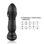Thrusting Prostate Massager With Penis Ring,9 Thrusting & Vibrating Modes With Cock Ring Anal Vibrator,App Controlsex Toy Waterproof Anal Butt Plug G Spot Vibrator Adult Sex Toys (Three Link)…
