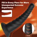 Anal Plug Pack Of 3 Anal Toys, Silicone Adult Sex Anal Trainer Butt Plug For Beginners Advanced Players Anal Training Sets With Flared Suction Base Prostate Massager For Men, Women & Couple (Black)