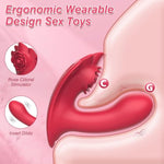 Vibrator Women Sex Toys For Couples - Bdsm Adult Toys Strap On Wearable Vibrator With 9 Vibrating Modes, G Spot Vibrators Remote Control Vibrators Sex Toy For Women Pleasure Adult Sex Toys & Games