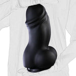 Giant Dildo, 4.3Inch Super Thick Huge Black Cock Fake Penis Monster Dildo With Suction Cup Anal Sex Toys For Men And Women