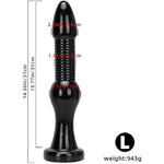 14.5In Huge Long Thick Anal Dildo Realistic Monster Dildo Buttplug Flexible Penis For G-Spot Prostate Stimulation Vaginal Dilato With Texture Suction Cup Sex Pleasure Toy For Women Men Gay (L)