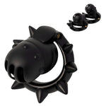 Male Chastity Cage with Spiked Spike Styling for Men's Penis Bondage and Restraints, 3D Printed with Hollow Design