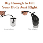 Inflatable Anal/Butt Plug Prostate Massager With Rolling Steel Ball Inside Lgbt Flexible Sized Anal Training Set For Erotic Games (Ballon Style)