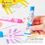 20 Color Washable Dot Markers for Toddlers, Non-Toxic Art Supplies