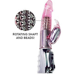 Dual-Action Rotating Rabbit Vibrator With 7 Rows Of Non-Jamming Beads, G-Spot & Clitoral Stimulation