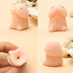 Mini Penis Adult Sex Toys For Couples, Realistic Dildos Squishy Penis Decompression Toy With 1Pcs Nipple 4Pcs Penis, Penis Stress Relief Toys Sex Game Play Relax Pressure Toy Funny Gift