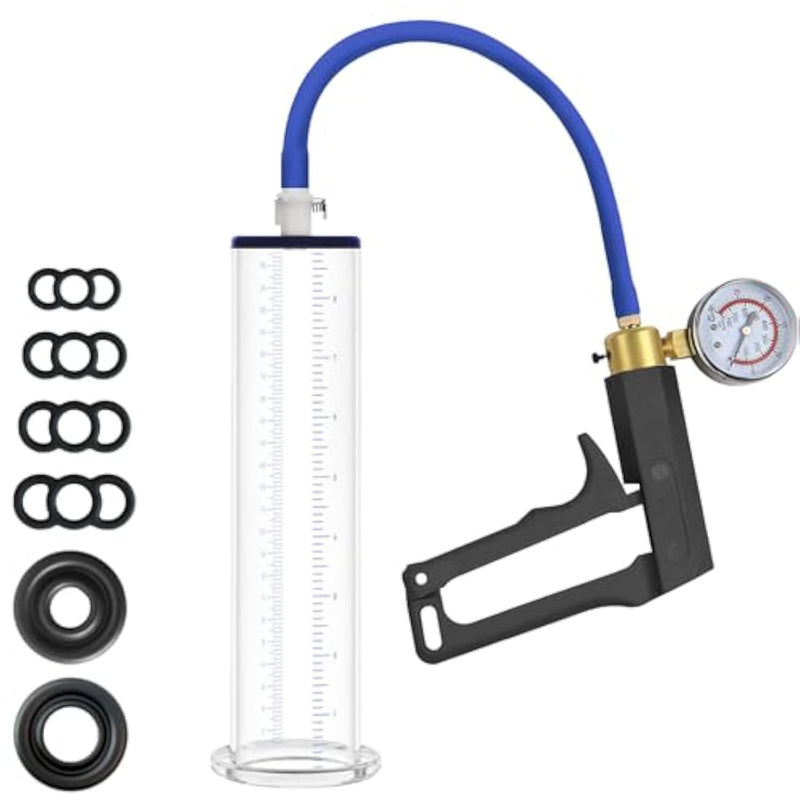 Male Enhancement Pump System,Penis Extender Vacuum Pump 9 X 2 Inch Cylinder,Sex Toys - Male Sex Toys For Men, Adult Toys For Men